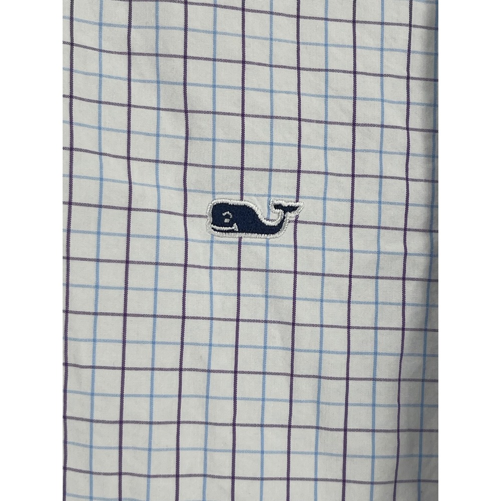 Vineyard Vines Mens Long Sleeve Whale Shirt Classic Fit Plaid Button Up